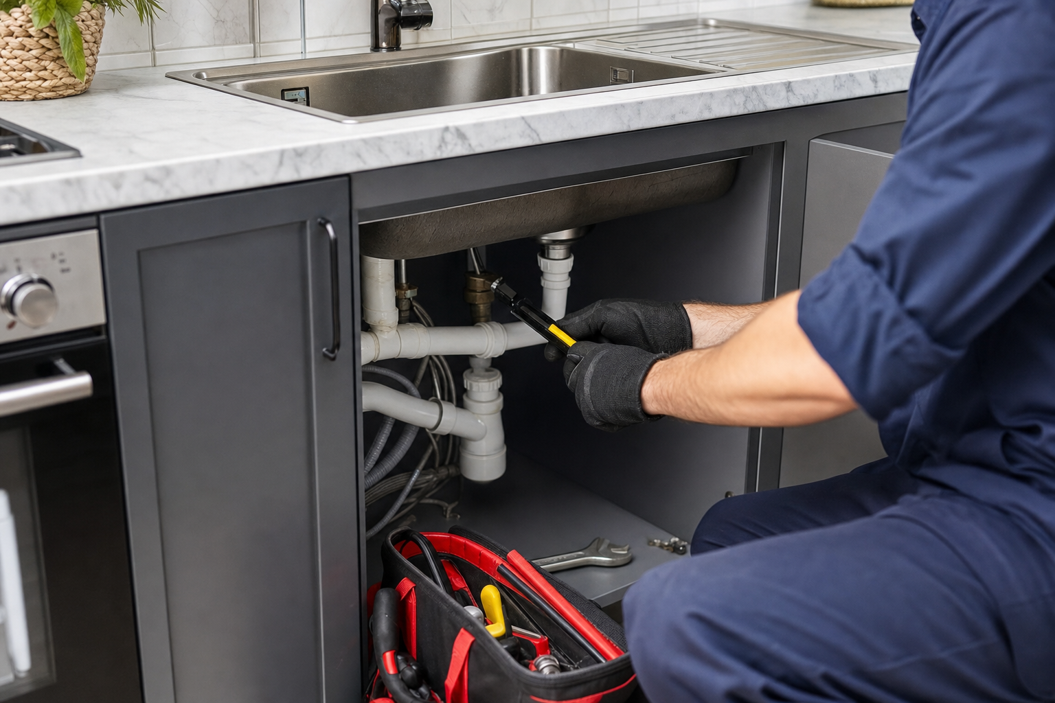 Kitchen Plumbing Golders Green service image